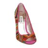 Dune Vivian D Beaded Single Sole Peep Courts in Multicolor (fuchsia) - Lyst