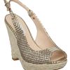 Dune Giddy D Slingback Wedge Sandals in Gold - Lyst