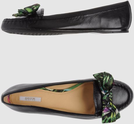 Geox Moccassins in Black - Lyst