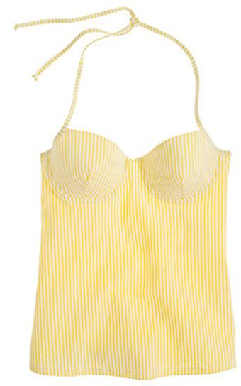  Seersucker Underwire Swing Tank Top 