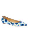 J.crew Viv Printed Flats in Blue (sapphire) - Lyst