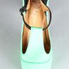 Jeffrey Campbell The Foxy Colorblock Shoe in Green and Black Neoprene in Green - Lyst