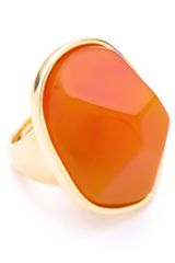 Kenneth Jay Lane Amber Nugget Ring