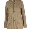 L'agence Washed Twill Cargo Jacket in Khaki - Lyst