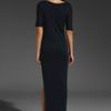 L.a.m.b. Runway Silk Maxi Dress in Navygreen in Blue (navy & green) - Lyst