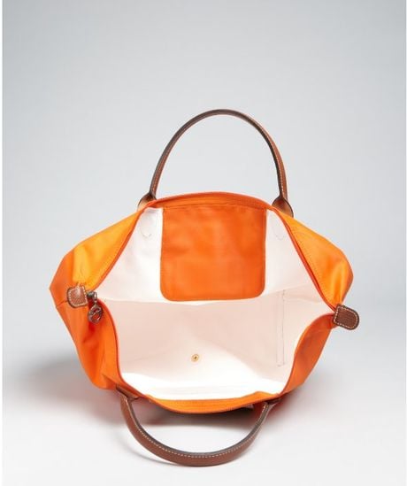 longchamp le pliage small orange