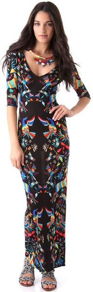 Mara Hoffman Crisscross Maxi Dress in Black - Lyst