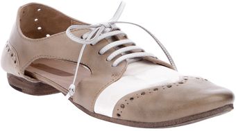  Two Tone Cut Out Shoe 