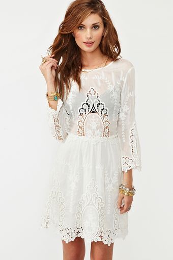 Nasty Gal Valentina Crochet Dress - Lyst