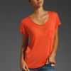 Rag & Bone The Pocket Tee in Orange - Lyst