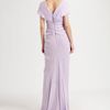 Tadashi Shoji Silk Chiffon Gown in Purple (lavender) - Lyst