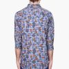 Comme Des Garçons 34 Sleeve Poplin Shirt in Blue for Men - Lyst