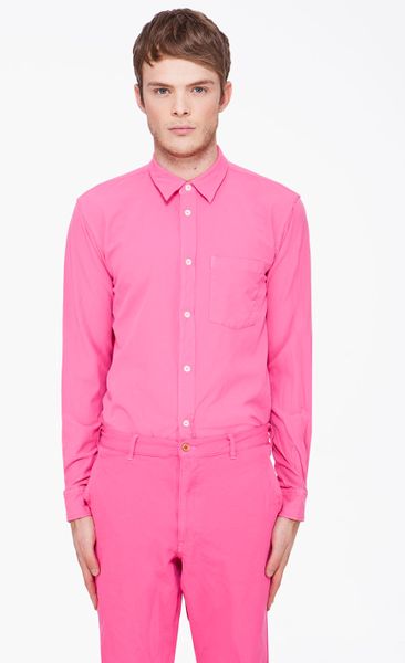 Comme Des Garçons Pink Ester Broad Shirt in Pink for Men - Lyst