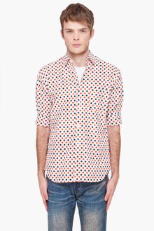 Comme Des Garçons Polka Dot Poplin Shirt - Lyst