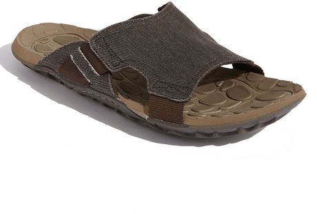 Cushe Evo Slide Sandal in Brown for Men (dark brown) - Lyst