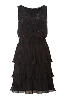 Cutie Cutie Vneck Embroidered Dress - Lyst