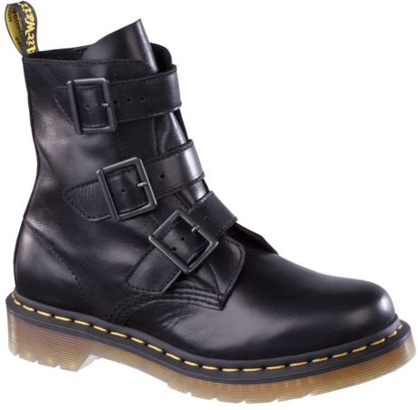 buckle martens blake strap boots dr