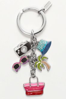 Eci Coach Hamptons Weekend Multi Mix Key Ring - Lyst