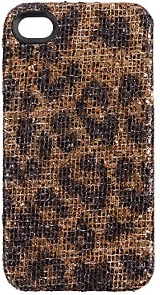 J.crew Glitter Iphone Case in Brown (glitter leopard) - Lyst