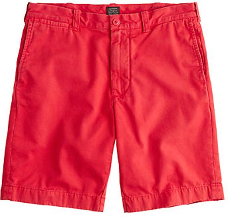 J.crew 9 Stanton Short in Red for Men (vibrant flame) - Lyst