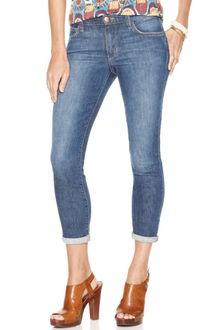 Joe's Jeans Skinny Leg Cuffed Cropped Jeans  - Lyst