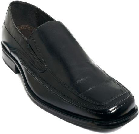 Johnston  Murphy Glenager Moc Toe Loafers in Black for Men - Lyst