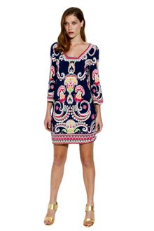 Laundry By Shelli Segal Laundry By Shelli Segal Paisley Border Dress - Lyst