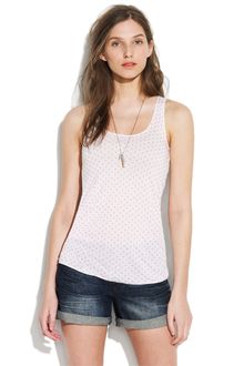 Madewell Dotted Perfect Racerback Tank - Lyst