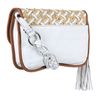 Rafe New York Leather Flap Clutch in White (w) - Lyst