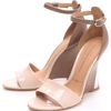 Sigerson Morrison Dali Colorblock Wedge Sandals in Pink (blush) - Lyst
