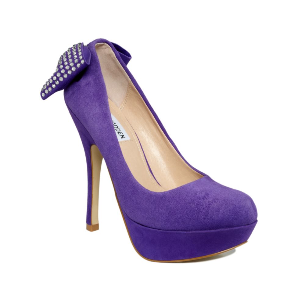 steve madden heels purple