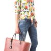 Tory Burch Straw Tote in Red - Lyst