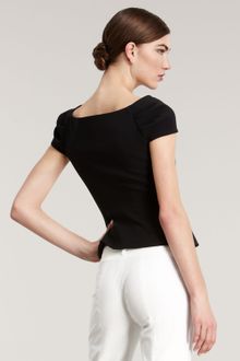 Dior Bow-front Cap-sleeve Jacket - Lyst