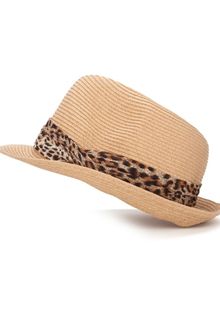 Genie By Eugenia Kim Darcy Fedora with Leopard Scarf - Lyst