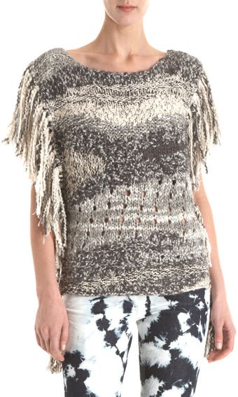 Isabel Marant Fringe Poncho - Lyst
