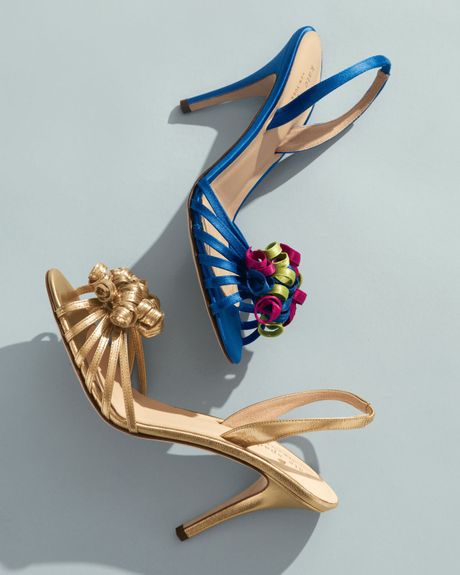 Kate Spade Colby Halter Sandal, Old Gold in Gold (old gold) - Lyst