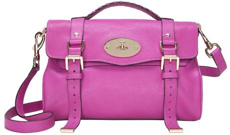 Mulberry Exclusive Alexa Satchel Fuschia in Pink (fuschia) - Lyst