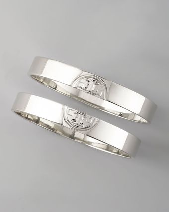 Twin Logo Bangles Twopiece Set 