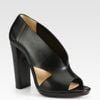 Christian Louboutin Leather Sandals in Black - Lyst