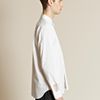 Comme Des Garçons Borad Stripe Ester Mesh Cuff Shirt in White for Men - Lyst