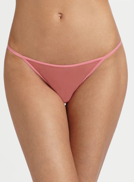 Cosabella New Italian Thong in Pink (rouge) - Lyst