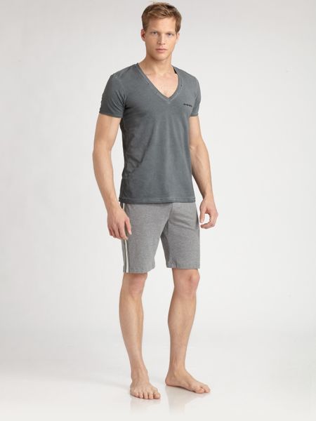 Diesel Cotton Jesse Tee in Gray for Men (grey) - Lyst