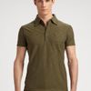 Diesel Slubbed Polo in Green for Men (olive) - Lyst