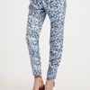Theory Jesha Bermuda Print Silk Skinny Leg Pants in Blue - Lyst