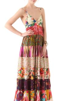 Dallin Chase Dani Patchwork Print Dress - Lyst