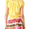 Dallin Chase Zavion Eyelet Top in Yellow - Lyst