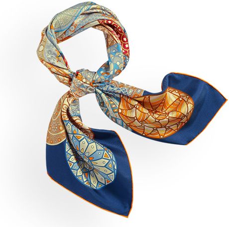 Hermes Rêves Descargots Scarf in Blue - Lyst