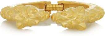  22karat Goldplated Lion Bracelet 