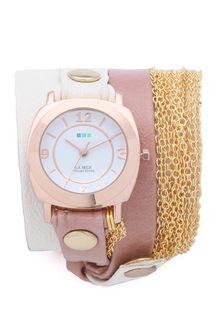 La Mer Collections Joshua Tree Chain Wrap Watch - Lyst
