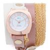 La Mer Collections Joshua Tree Chain Wrap Watch in Pink (multi) - Lyst
